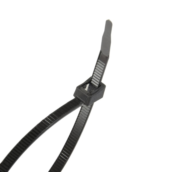 Cable Tie, DoubleLock Locking, 66 Nylon, Black